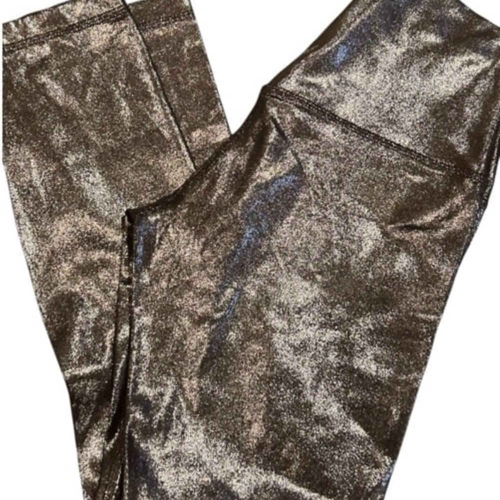 ❤️Lululemon Align High-Rise Pant 25" in Shine Radiate Foil French Press Size 6 - Picture 3 of 4